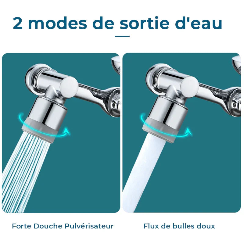 Rubinetto girevole a 1080° – TwistFlow