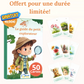 Microscopio da avventura per bambini + Guida in omaggio